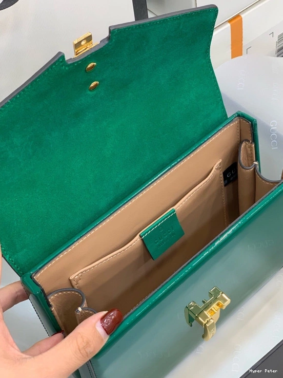 Hyperpeter TOP HANDLE MINI PATENT 1969 GUCCI Sylvie LEATHER BAG 0710
